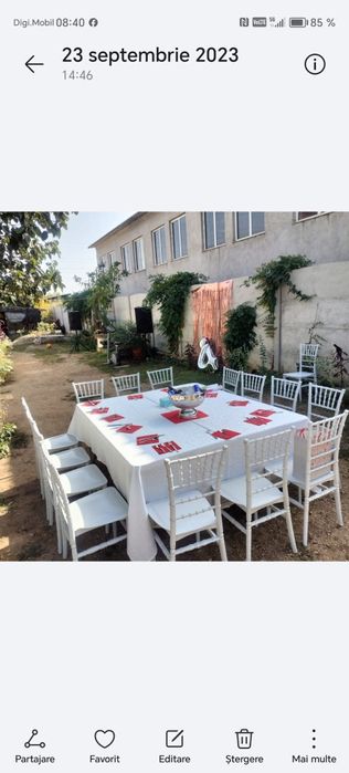 Cort și pavilioane pentru evenimente