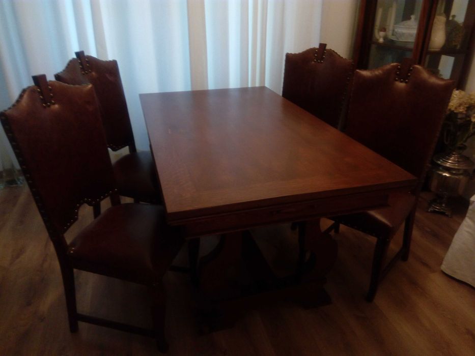 маса с шест стола