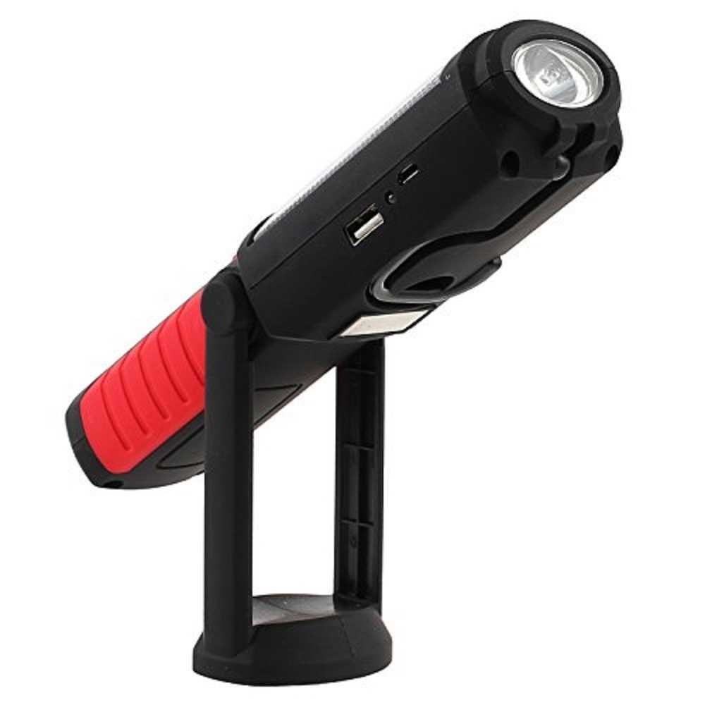 Lanterna LED & COB, reincarcabila USB, lampa outdoor, cu magnet