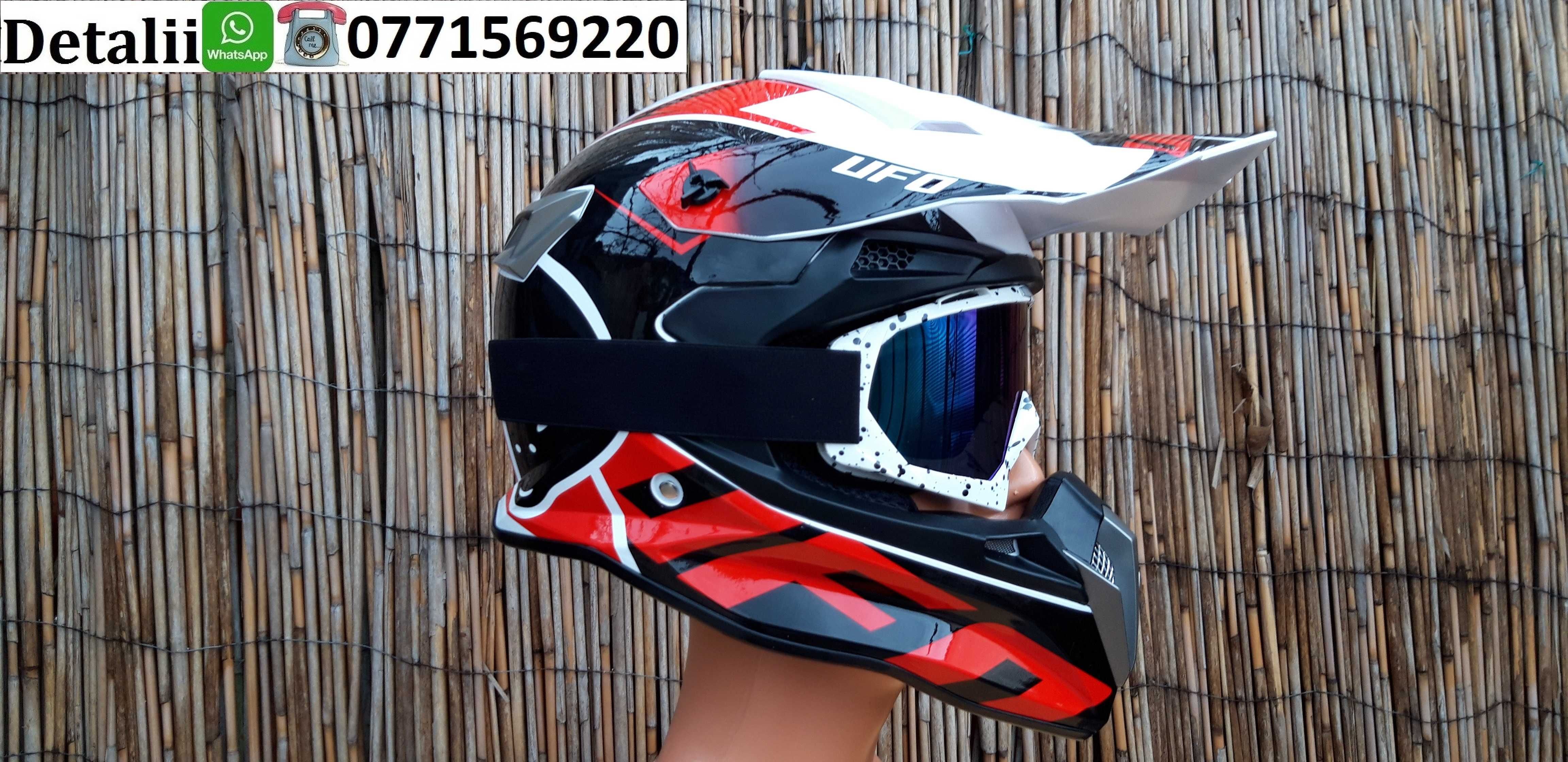 Casca enduro downhill atv  bicicleta cross ochelari manusi moto