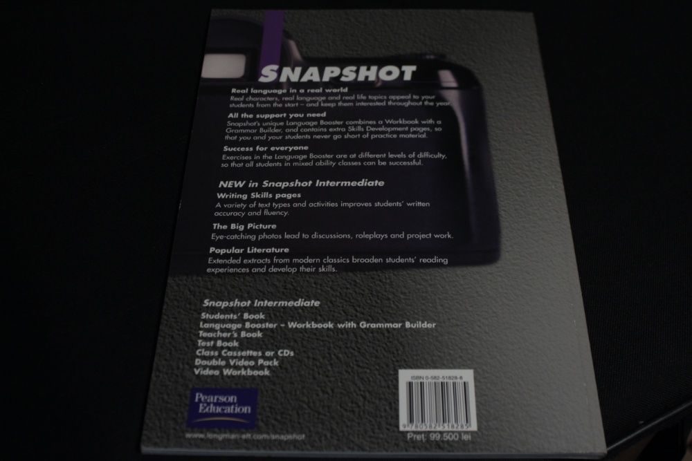 Snapshot Intermediate - Manual engleza VIII si Language Booster