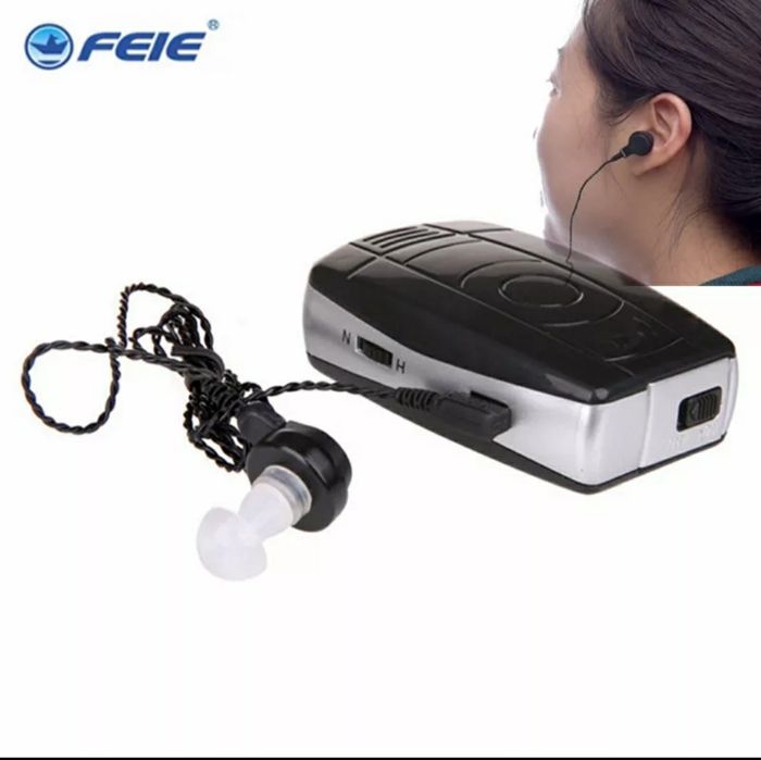 Карманный цифровой слуховой аппарат для III-IV степени потери слуха