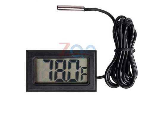 Termometru digital LCD cu sondă exterioara.