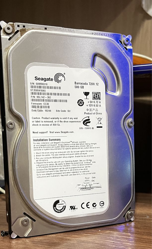 Жесткий диск Seagate Baracuda