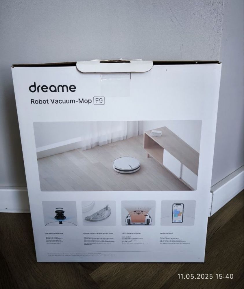 робот пылесос xiaomi dreame robot vacuum mop F9 белый