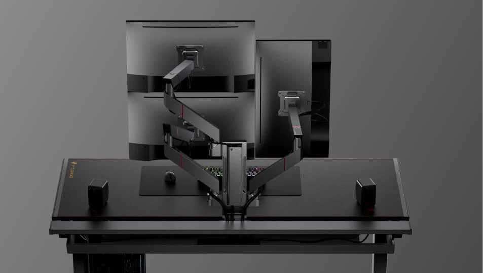 Регулируема стойка Secretlab за 2 или 3 монитора до 32" и 8кг