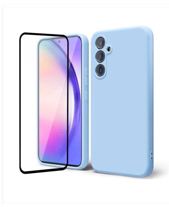 Samsung A07/A17/A16/A26/A36/A56 Husa Soft Touch + Folie Sticla Esd