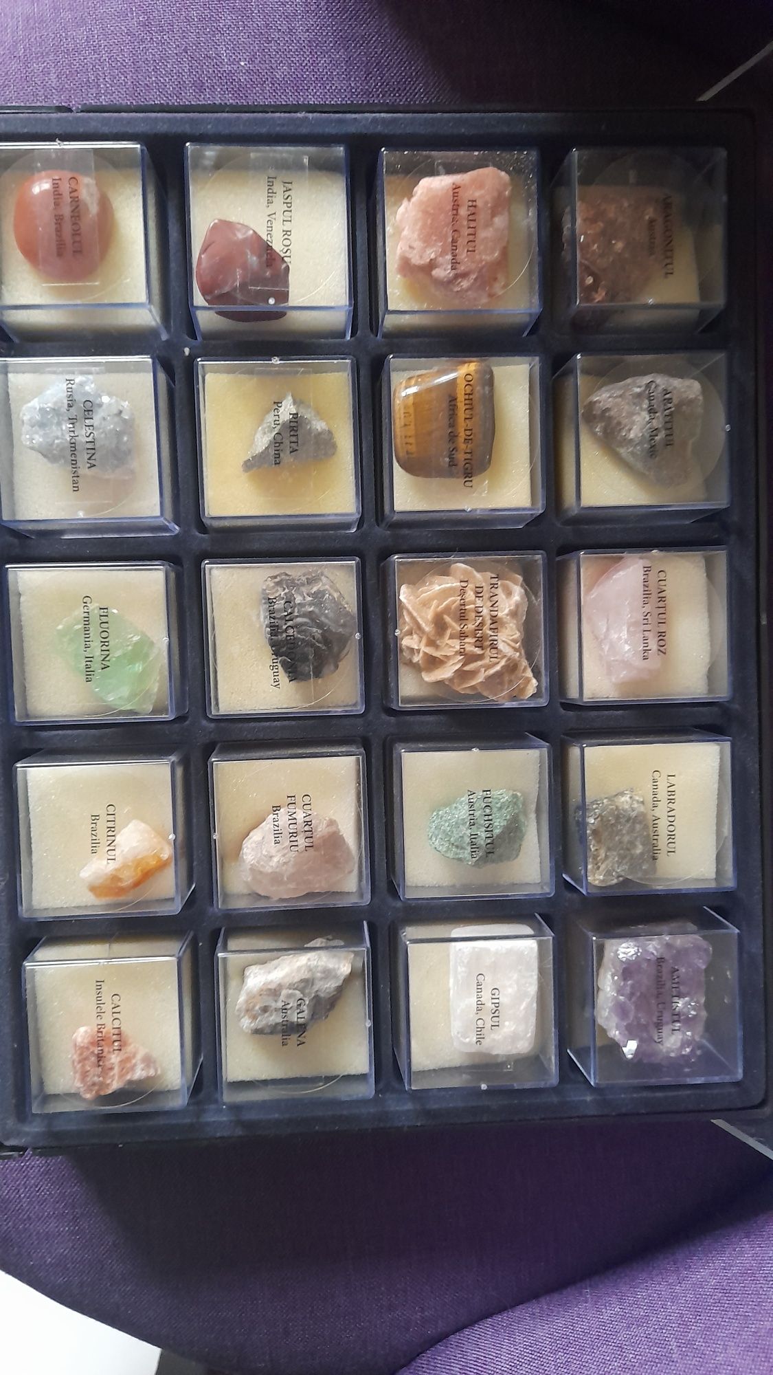 Colectie pietre semipretioase