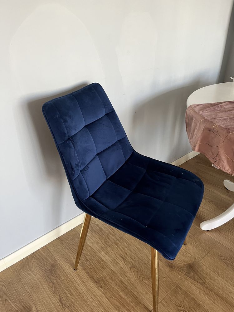 Vand scaune albastru Velvet de catifea