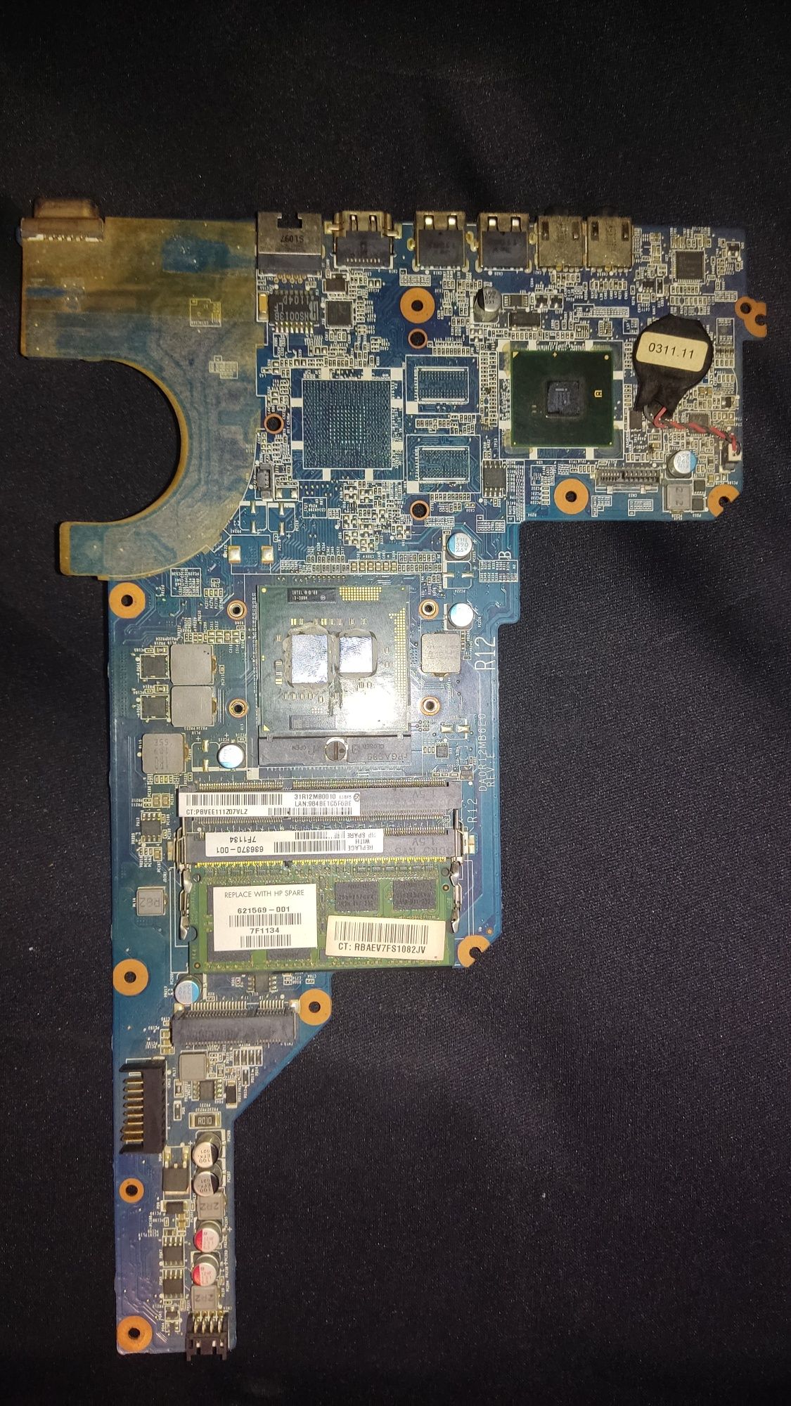 Placa de baza HP Pavilion g6 procesor ± rami