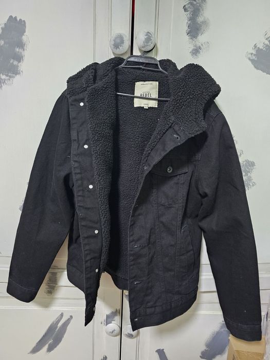 Мъжко зимно яке Rebel с вълнена подплата S рамер