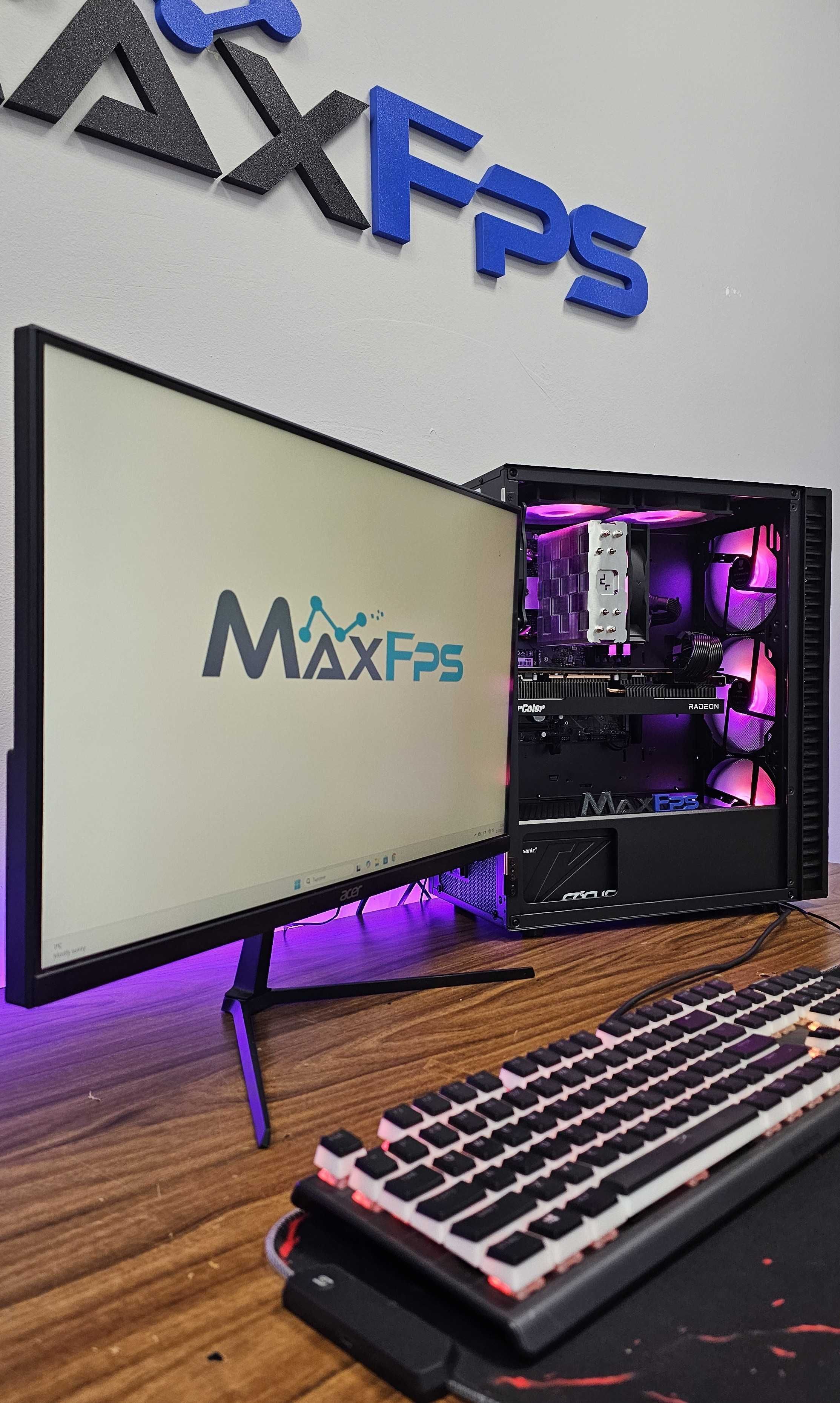 НОВО! RX 7700XT, Ryzen 5 7600X, 32GB DDR5 RAM, 700W Геймърски компютър