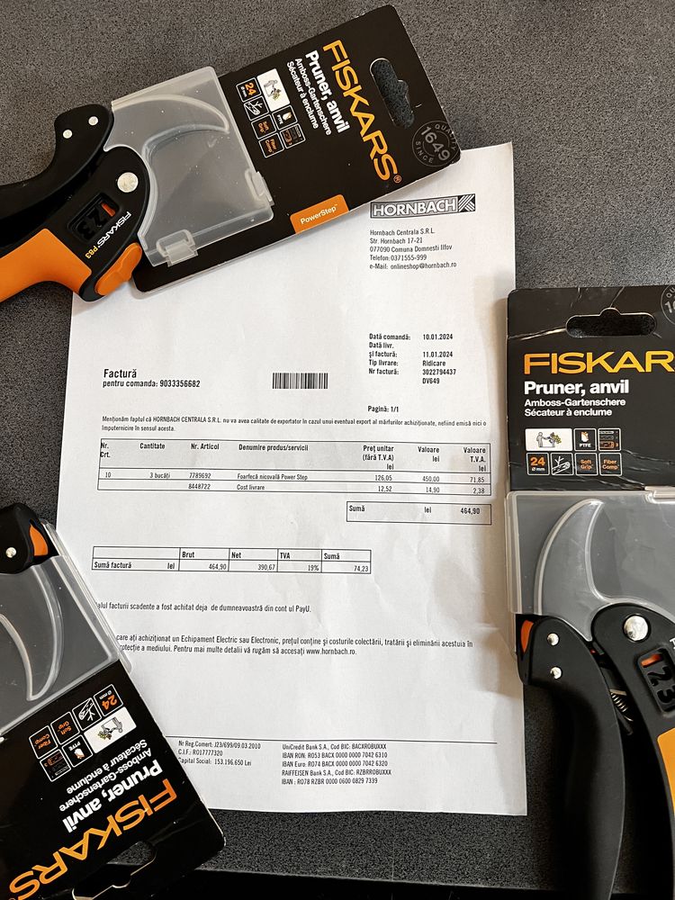 Foarfeci fiskars power step