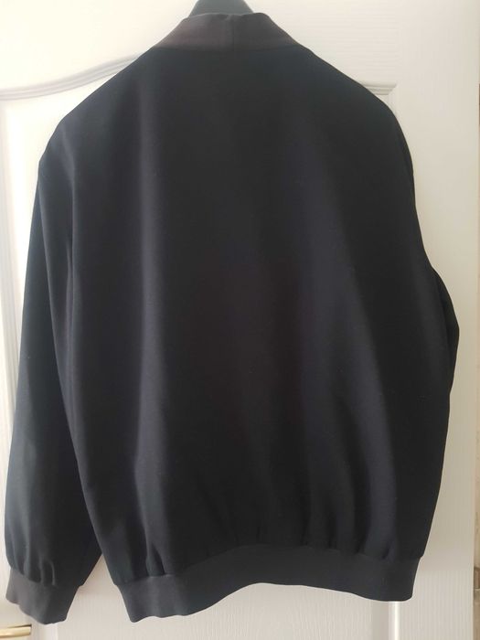 Geaca neagra cu catifea bordo si gri Jacques Lorant 52