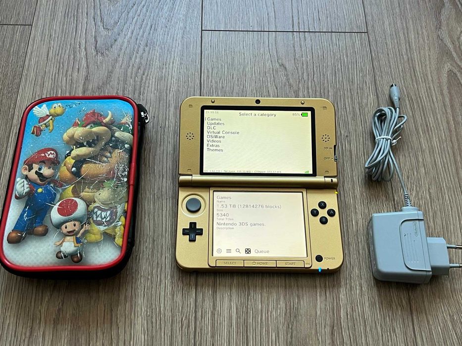 Joc Nintendo 3DS XL de colectie editie limitata ZELDA modata 70 jocuri