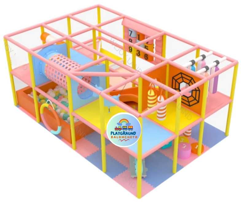 Вътрешно детско  съоръжение  3.80*5.00/2.30в за деца  от 1-12 години.