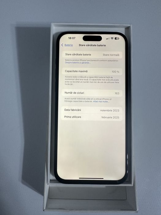 iPhone 15 pro Max/baterie 100%\garantie