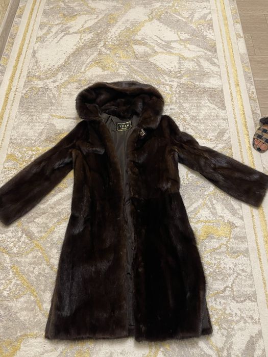 норковый шуба натуралный!