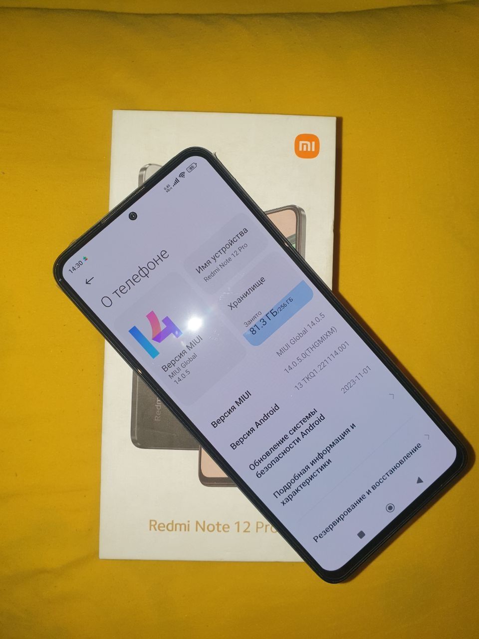 Redmi Note 12 Pro 8-256 kelishamiz