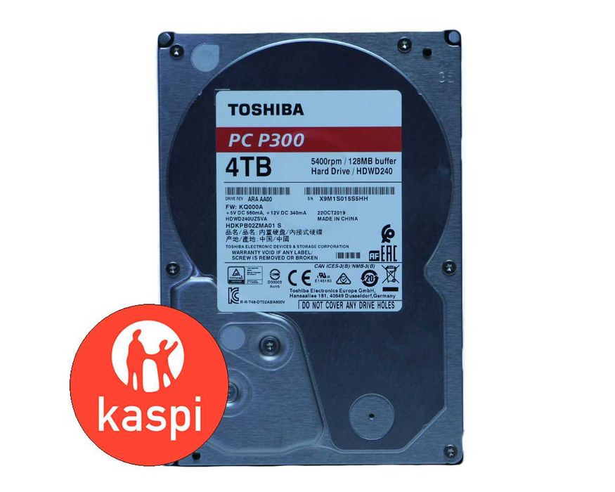 Жесткий диск HDD 4 Tb SATA 3.5 Toshiba