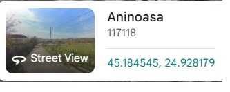 Vand teren intravilan Aninoasa (Arges ) 2500 mp