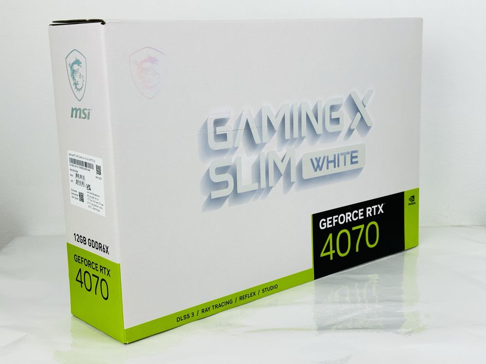 ЗАПЕЧАТАНА! Видеокарта MSI GeForce RTX™ 4070 Gaming X Slim White 12GB