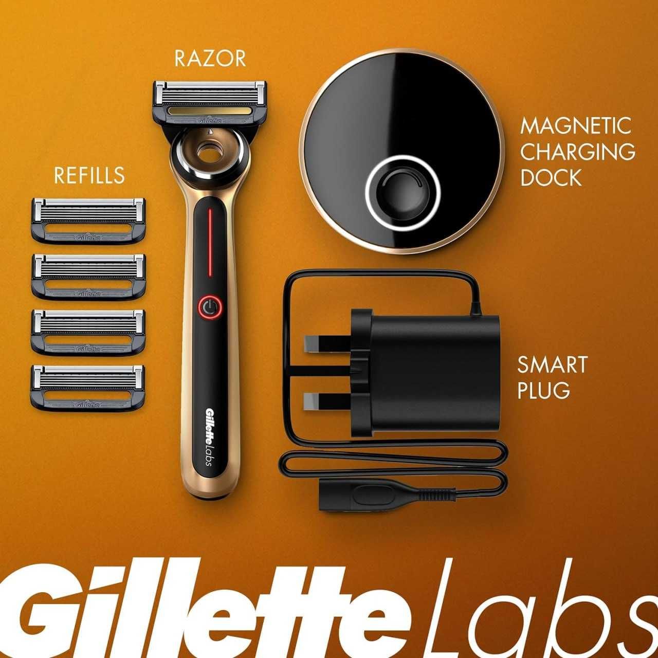 Бритва Gillette Labs Heated Razor Gold Edition