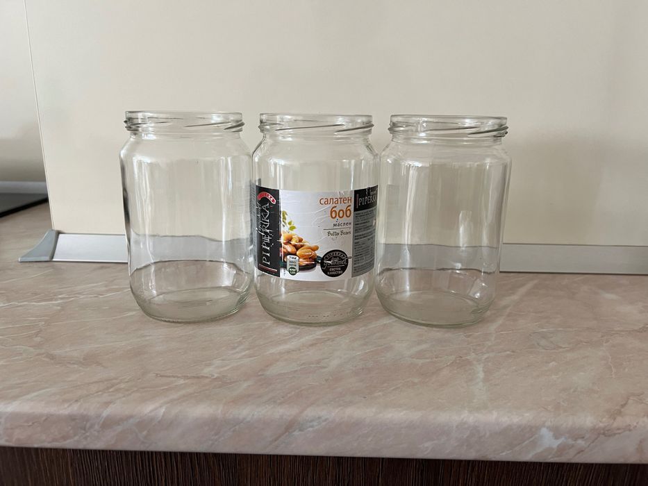 Стъклени буркани 720 мл с винт burkani 720 ml s vint