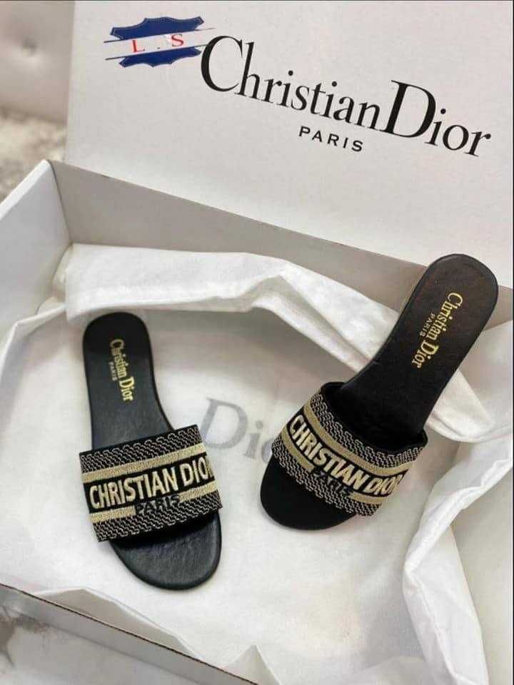 Луксозни дамски чехли Christian Dior