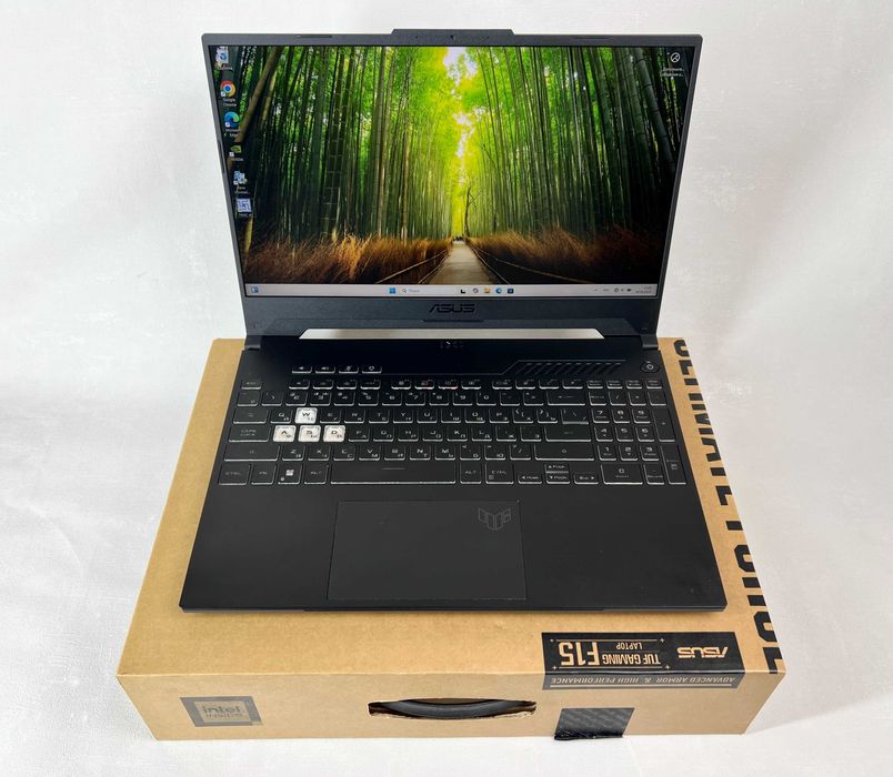 В идеале мощный ноутбук Asus TUF gaming F15/ сore i5-12500H
