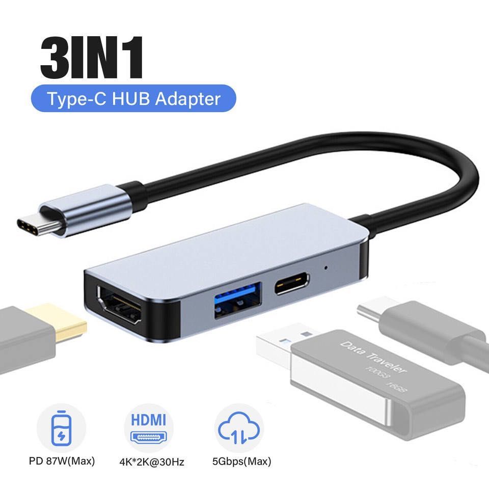 Переходники iPhone Type-c Thunderbolt OTG HDMi картридер евро-вилка