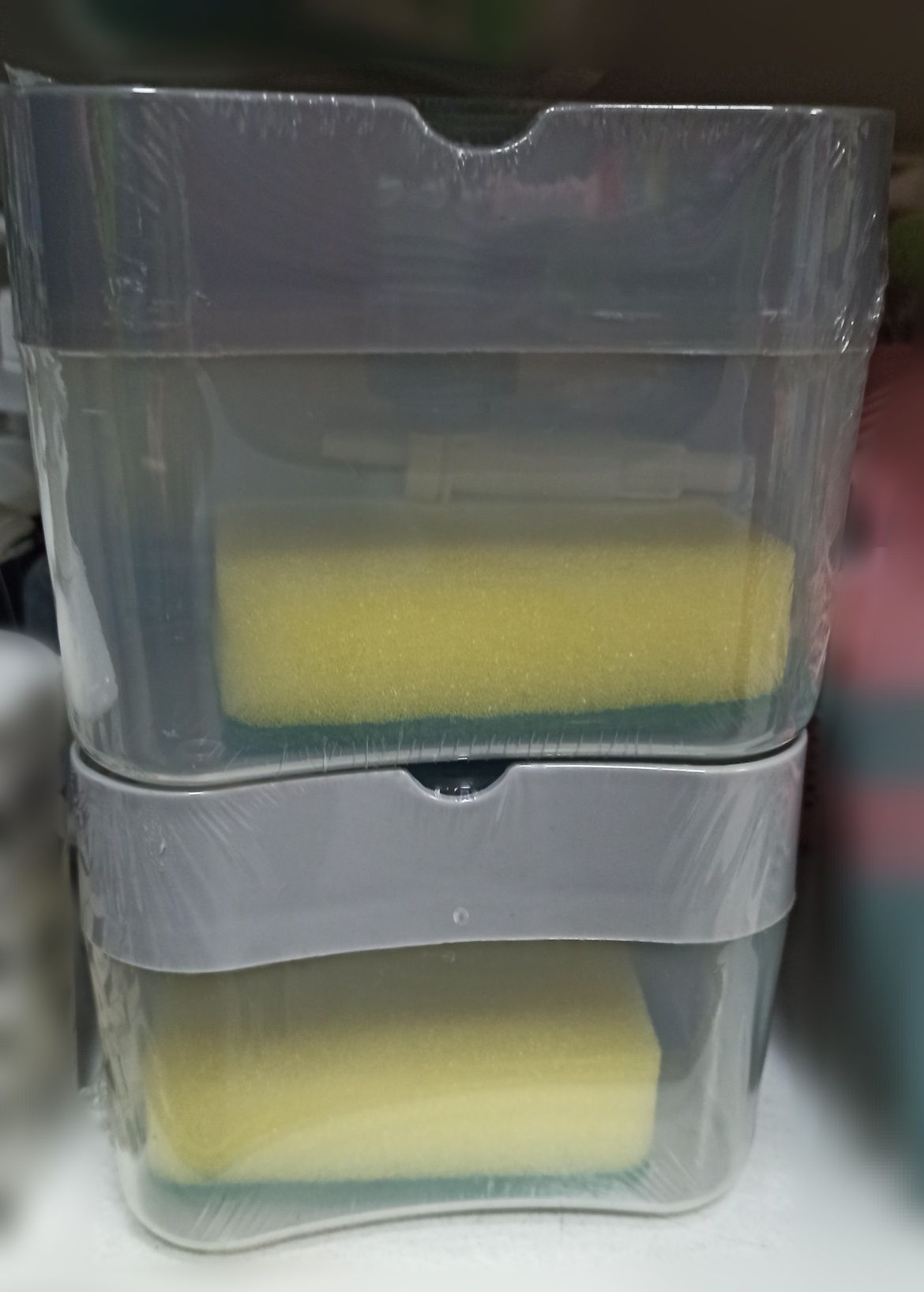 Дозатор за течен сапун+гъба за миене-9.50-14лв