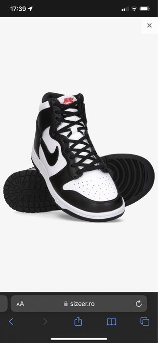 Nike dunk high  NBY Lea  nr. 42