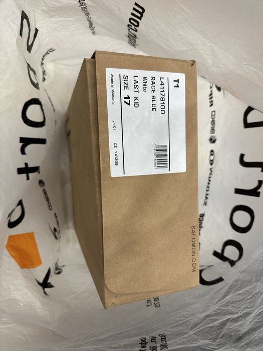 1: Детски ски обувки Salomon T1 Race Blue – размер 17