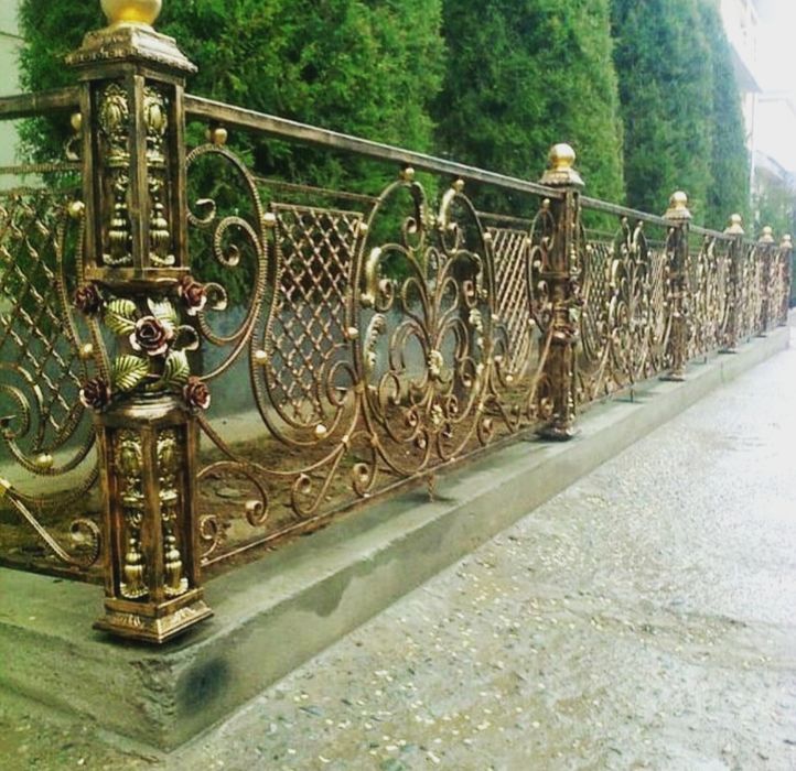 Дарваза Ворота Акфа  краска киламиз.