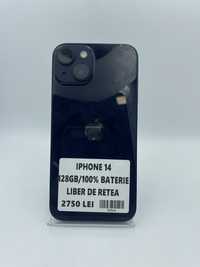 iPhone 14 128GB 100% Baterie #30860