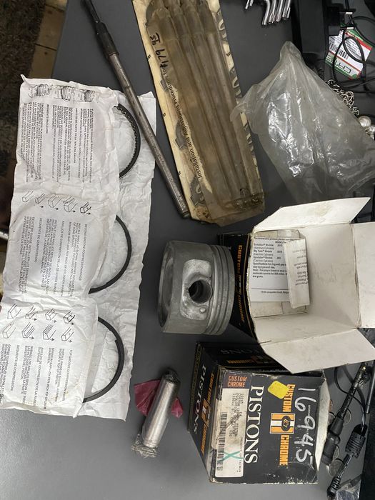 Pistoane harley davidsons plus segmenti plus tije supape