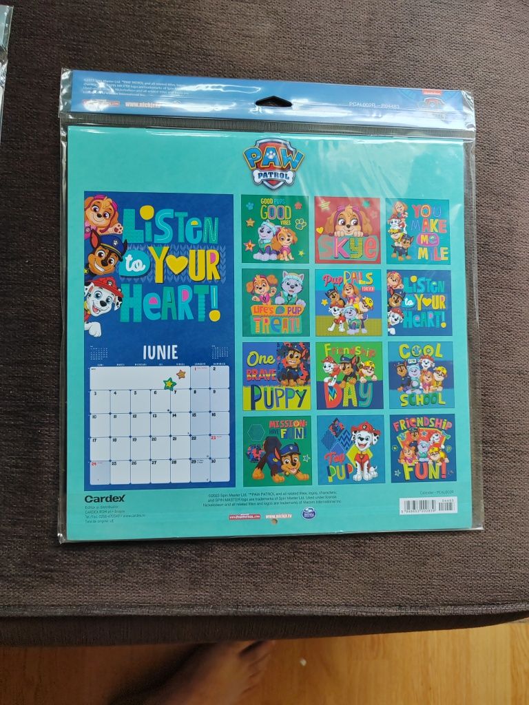 Calendar 2024 paw patrol