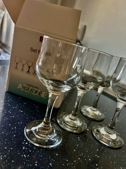 Set 6 pahare vin rosu