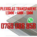 Plexiglas Transparent 3mm, 4mm, 5mm, etc - Dragomiresti-Vale