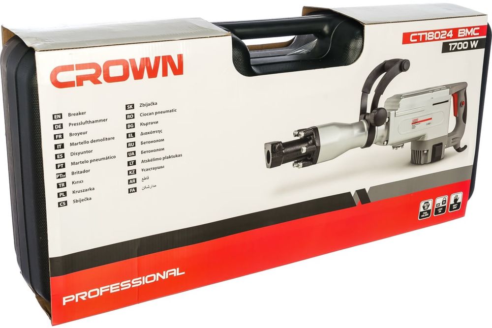 Отбойный молоток “Crown”1700вт отбойник