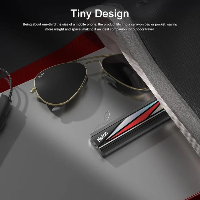 SSD Portabil HighSpeed 2000mb/s. Netac ZX20L 256/512GB