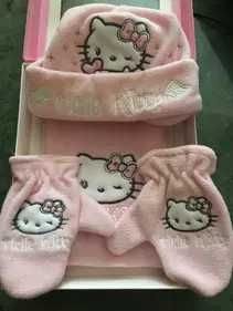 set caciula, fular si manusi heloo kytti 12-18 luni