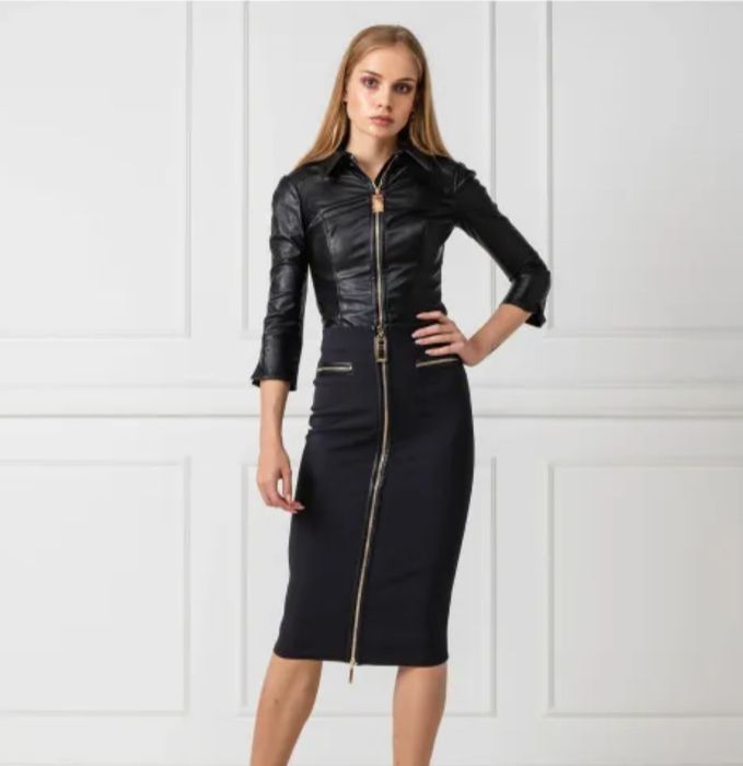 Elisabetta Franchi кожено боди размер M