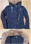 Зимно яке ZARA с яка пух дамско яке пухено XS