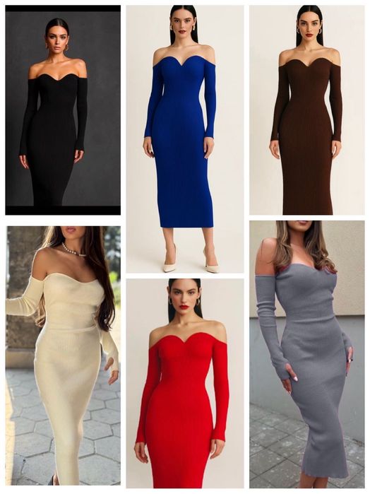 Елегантна рокля с камъни