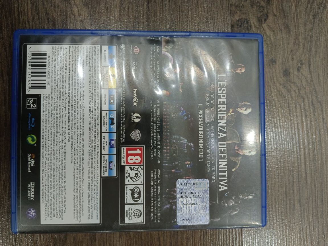 Диск Пс 4 Mortal Kombat XL
