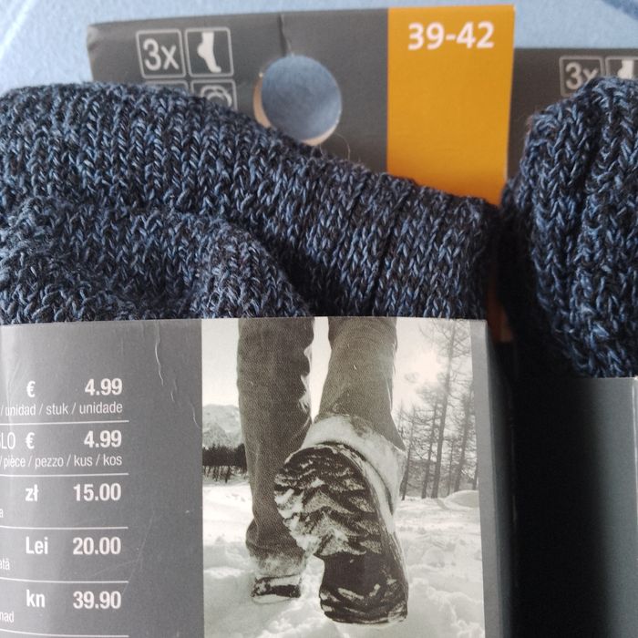 Sosete groase barbati marime 39-42 2 seturix3 perechi