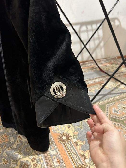 Шуба мутон,норка жағалы