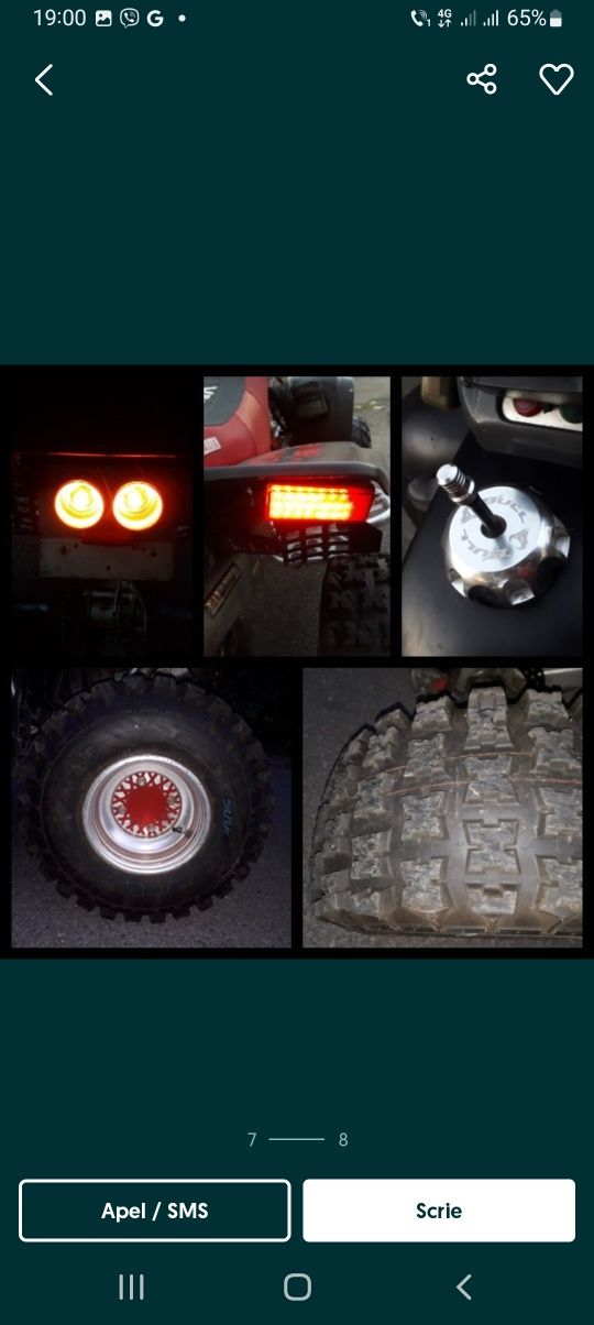 Yamaha warrior350/14 Kw/Recent adus(nu Suzuki ltz/ltr/raptor/polaris)